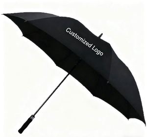 CustomAutomatic Open 47/62/68 Inch Extra Large <b>Umbrella</b> Oversize Double Vented Canopy Waterproof <b>Windproof</b> Stick Golf <b>Umbrella</b> - Product Image 2