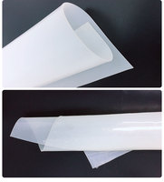 Feuille de caoutchouc silicone en rouleau, épaisseur 0,1 mm, 0,5 mm, 0,2 mm, colorée et transparente