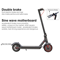 Trottinette électrique intelligente pour adultes avec technologie à onde sinusoïdale et fonction de régulateur de vitesse