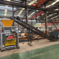 Machine automatique de fabrication de pavés QT4-36/40/45, équipement de moulage de briques en béton à haute productivité pour la construction