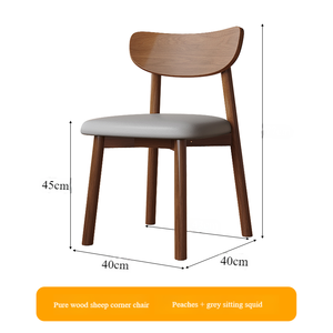 Sillas de comedor de madera maciza de primera calidad Diseños modernos Mejores precios Oficina en casa Hotel Muebles de baño Apilable Uso versátil - Product Image 4
