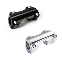 Abrazadera Superior para Manillar TCMT de 1.25'' Compatible con Harley Touring Road King Street Glide Electra Glide 1988 en adelante XF160733-B/-E