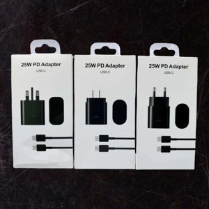Originale Caricatore <span class=keywords><strong>cellulare</strong></span> Adattatore Da 25 W USB C caricabatterie Suti per Samsung S23 S24 S25 Ultra Chargeur - Product Image 1
