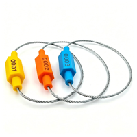 Sello de Seguridad para Cables con Recubrimiento ABS de Longitud Fija Anti-Manipulación para Camiones Logísticos con Logotipo y Números Personalizados, Certificado ISO, de -20 °C a 150 °C