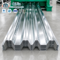 Lámina de Acero para Piso, Acero Corrugado Galvanizado, Plataforma de Acero Compuesto para Construcción de Estructuras Metálicas