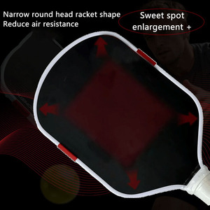 <span class=keywords><strong>Raquette</strong></span> de pickleball allongée en fibre de carbone T700 avec logo personnalisé, 16 mm thermoformée, niveau professionnel, <span class=keywords><strong>raquette</strong></span> légère, fabrication OEM - Product Image 3