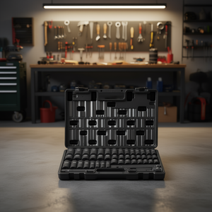 Vevor 48-Piece 3/8 In Drive <b>Impact</b> <b>Socket</b> Set Sae Metric 6-Point Cr-V For Power Drill Industrial Grade - Product Image 2