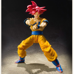 SHF 6 pulgadas PVC DBZ Super Saiyan God Super Saiyan <span class=keywords><strong>ROSE</strong></span> Rosa negro rojo pelo Zamasu Son Goku DBZ figura de acción - Product Image 3