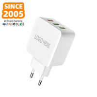 Chargeur USB double SDL 5V 2.1A 10W QC1.0 Super Fast Charging certifié CE/FCC/ROHS, prise murale rapide avec prise terre KR