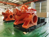 Pompe centrifuge à double aspiration QS pour l'alimentation en eau des mines