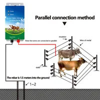 10KM hoogspannings elektrische afrasteringsapparaat voor veeteelt, bescherming van veeteeltbedrijven, rundvee en schapen.