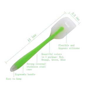 Espátula de Silicona Antiadherente Resistente al Calor, Utensilio de Cocina para Repostería con Diseño Único, Nuevo de Fábrica - Product Image 2