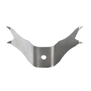 Usine en gros personnalisé en acier inoxydable aluminium cuivre estampage petits clips métalliques en forme de U pinces à ressort plates