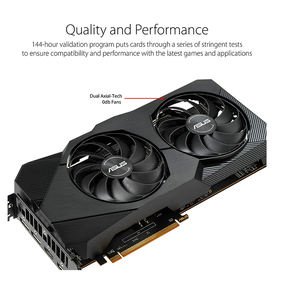 ASUS <span class=keywords><strong>AMD</strong></span> <span class=keywords><strong>Radeon</strong></span> RX 5700 Overclocké 8G GDDR6 Double Ventilateur EVO Édition DisplayPort Carte Graphique Gaming (DUAL-<span class=keywords><strong>RX5700</strong></span>-O8G-EVO) - Product Image 3