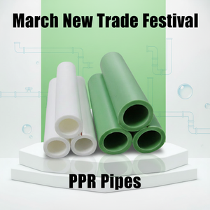 Hochwertige Großhandels-Sanitär-Kalde-PPR-Rohre und -Fittings Tragbare Langlebige PPR-Kunststoff-Wasserrohre für Haushalt-Kaltwasserversorgung - Product Image 1