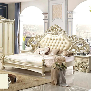 Set di Mobili per Camera da <span class=keywords><strong>Letto</strong></span> <span class=keywords><strong>Matrimoniale</strong></span> di Lusso Moderno in <span class=keywords><strong>Legno</strong></span> di Alta Qualità Nuovo e Personalizzato - Product Image 2