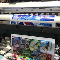 Impresora de Inyección de Tinta Eco Solvente EJET de 1.8m con Cabezal de Impresión XP600 para Impresión en Tubos Flexibles