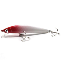 Leurre Artificiel en Plastique ABS 12cm 7g pour Pêche au Luya, Modèle Tyrant Mino, avec Hameçon, pour Perche, Poisson Mandarine, Saumon, Eau Douce et Eau de Mer