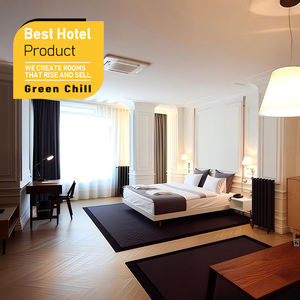 Ensemble de meubles de chambre d'hôtel en bois massif, service professionnel de décoration intérieure pour hôtels urbains et boutiques design, pour projets. - Product Image 1