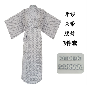 Kimono traditionnel <span class=keywords><strong>japonais</strong></span> <span class=keywords><strong>Yukata</strong></span> pour <span class=keywords><strong>homme</strong></span> avec costume de cosplay <span class=keywords><strong>japonais</strong></span> rayé à carreaux - Product Image 1
