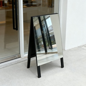 High Quality Stainless Steel Mirror A-<b>frame</b> Sign Board Customized Outdoor a <b>Frame</b> Sidewalk Signs for Store - Product Image 3