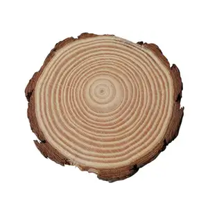 Natural Round Wood Coasters Cup Pad Tea Coffee Mug Mat Drinks Holder Table Mat Wooden Coasters DIY Crafts Home Kitchen Decor