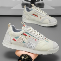 Chaussures de sport décontractées légères et confortables pour hommes, nouvelle collection haut de gamme, luxe léger, semelle souple, modèle « A-Gan »