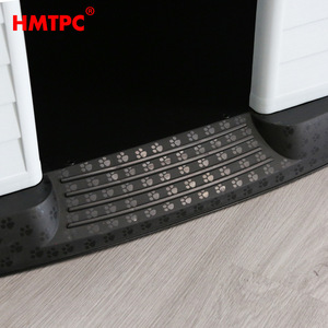 Caseta para perros HMTPC, impermeable, rectangular, blanca y azul, para perros pequeños, casa para mascotas de exterior. - Product Image 1