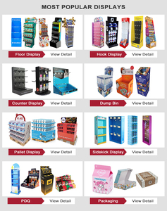 Custom Retail Paper <strong>Display</strong> Racks Promotion Free Standing Pos Floor Corrugated Stand <strong>Pop</strong> Cardboard <strong>Display</strong> - Product Image 4