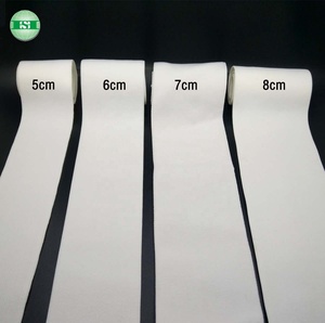 Ceinture élastique personnalisée avec lettres blanches sur <span class=keywords><strong>bande</strong></span> noire, largeur de 20 mm à 50 mm, pour shorts, DONGGUAN HOUSON FACTORY - Product Image 4
