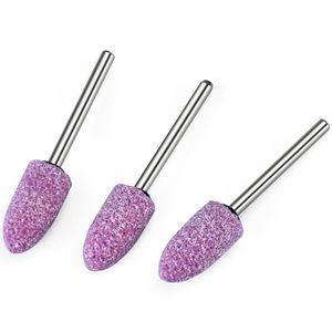 Tête de meulage en rubis rouge, bâton abrasif haute dureté pour le polissage et le meulage du marbre avec meuleuse d'angle - Product Image 3