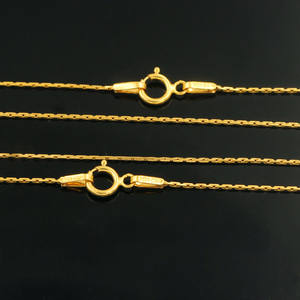 Chaîne de <span class=keywords><strong>collier</strong></span> en <span class=keywords><strong>or</strong></span> véritable 14 carats plaqué <span class=keywords><strong>or</strong></span> GF, modèle serpent, pour femmes et hommes, accessoires de chaîne de clavicule - Product Image 4