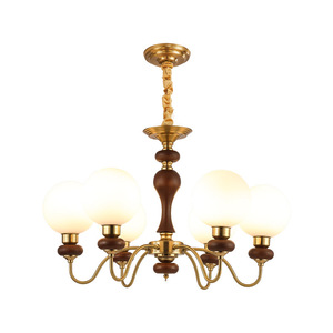 Lámpara de Techo Estilo Chino para Sala de Estar, con Múltiples Cabezales LED, Fuente de Luz E27, Control por Interruptor, Redonda, Decoración para el Hogar - Product Image 4