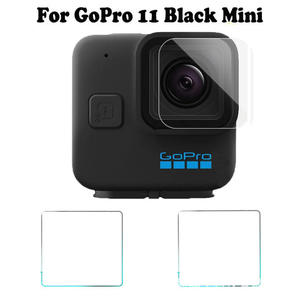 HOSHI-Protector de pantalla de vidrio templado duro, cubierta de lente para GoPro Hero11 Mini cámara <span class=keywords><strong>Gopro11</strong></span>, accesorios - Product Image 2