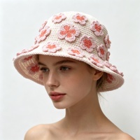 Vente en gros Gooday GDX20 – Écussons en coton écologique faits main, motif floral au crochet, pour vêtements, chapeaux et sacs, adaptés aux quatre saisons