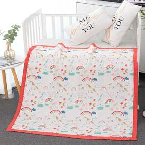 ผ้าห่อตัวเด็กทารก ลายการ์ตูน ระบายอากาศได้ดี อ่อนโยนต่อผิว ผลิตจากผ้ามัสลิน ทออย่างดี - Product Image 4