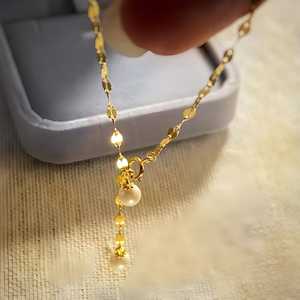 Pulsera de Cadena con Mariposas Frescas y Dulces de Plata de Ley 925 y Oro Amarillo WENCHI para Mujer, Joyería de Alta Gama al por Mayor - Product Image 5