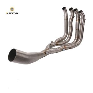 Tuyau d'échappement de lien moyen de système d'échappement de moto d'acier inoxydable pour <span class=keywords><strong>S1000R</strong></span> S1000RR 2015 <span class=keywords><strong>2016</strong></span> 2017 2018 2019 ans - Product Image 1