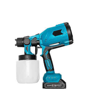 Pulvérisateur de <span class=keywords><strong>peinture</strong></span> sans air haute efficacité 21V avec machine à <span class=keywords><strong>peinture</strong></span> de 5L pour la <span class=keywords><strong>peinture</strong></span> murale et de meubles en DIY - Product Image 1