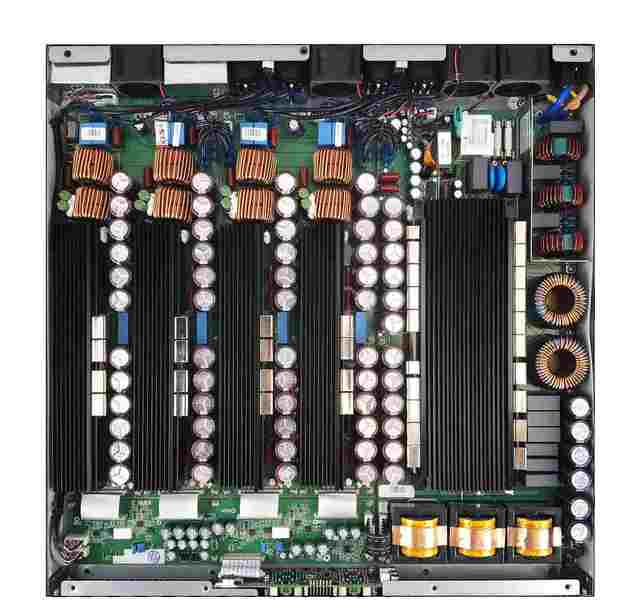 K435 MORIN High Power 3500W X 4 Channel Class D Professional Audio Power Amplifiers with Metal Cabinet