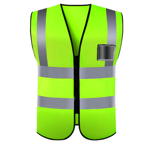Chaleco de Seguridad Reflectante Personalizable para Ferrocarriles, Clase 1 ANSI, Resistente al Viento, Certificado EN 20471, Colores y Logotipo Personalizados, OEM/ODM - Product Image 5