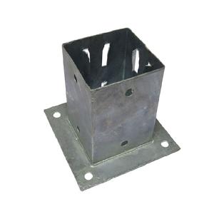 Heavy Duty Adjustable Grounded 50MM 6x6 Inch Metal Steel <strong>Fence</strong> <strong>Post</strong> Base Support <strong>Brackets</strong> <strong>for</strong> <strong>Concrete</strong> - Product Image 5