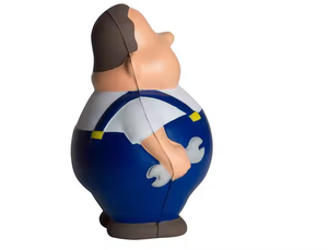 Pelota Antiestrés de Espuma PU con Forma Personalizada, Juguete Antiestrés de Espuma Suave de Alta Calidad con Forma de Trabajador - Product Image 4