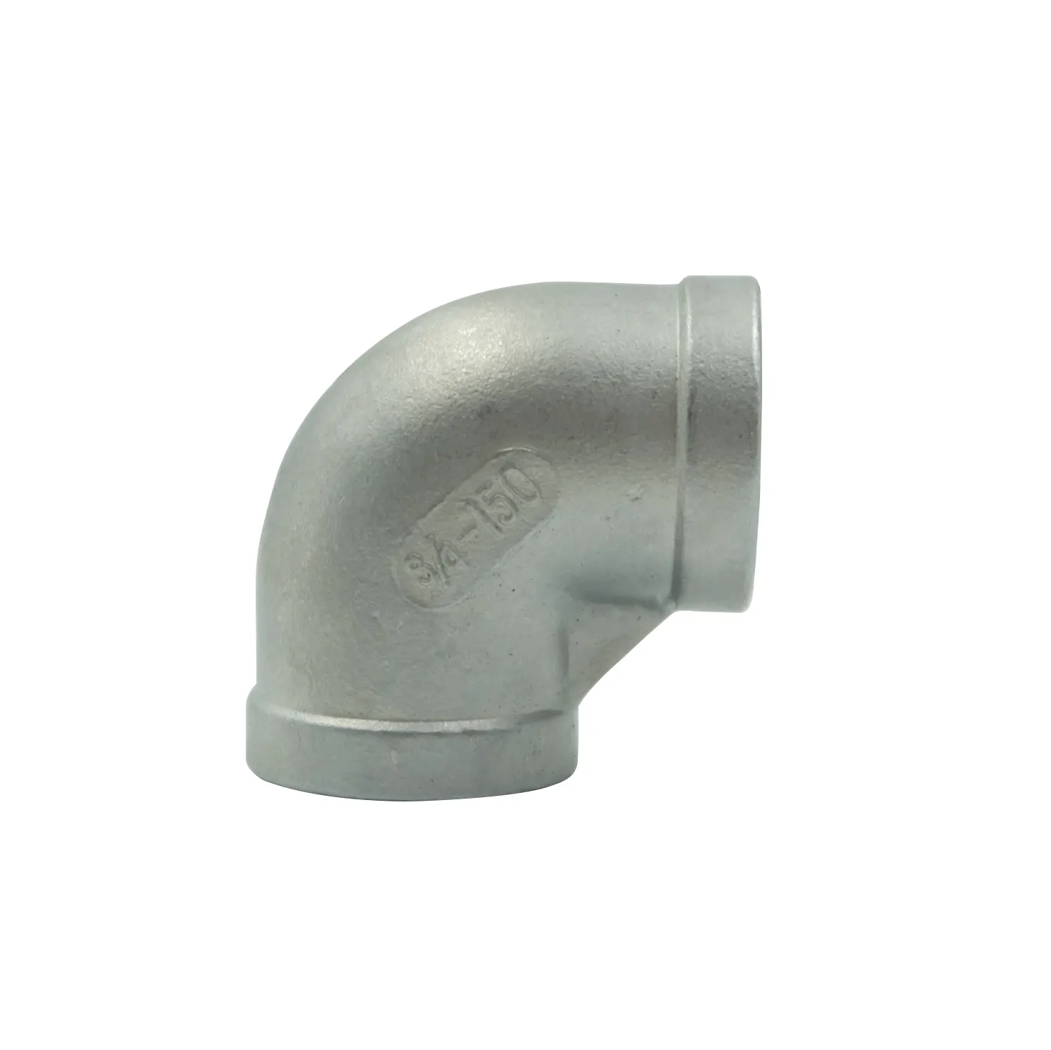 stainless steel pipe fitting ss 304 316L 90 degree forging female reducing shape thread bsp elbow