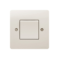 INGELEC Estándar DE LA UE 2 Gang 1 Way 2 Way Interruptor de luz de pared moderno Montaje en pared eléctrico Interruptor de botón doble 10A 250V