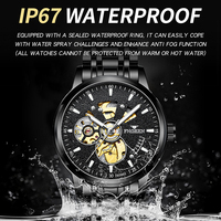 Reloj Mecánico de Acero Inoxidable para Hombre Fenzun, Diseño Hueco, Estilo Juvenil, Novedad 2020, Reloj de Celebridad de Internet en Vivo