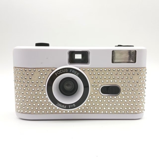 Custom Logo and Sticker Vintage Point Shoot Non-Disposable Film Camera Custom 35mm Flash Reusable Film Camera