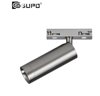 Plafonnier LED COB en aluminium GUPO, 220V, driver intégré, 3W 6W 9W, finition argent mat, spot LED à montage en surface