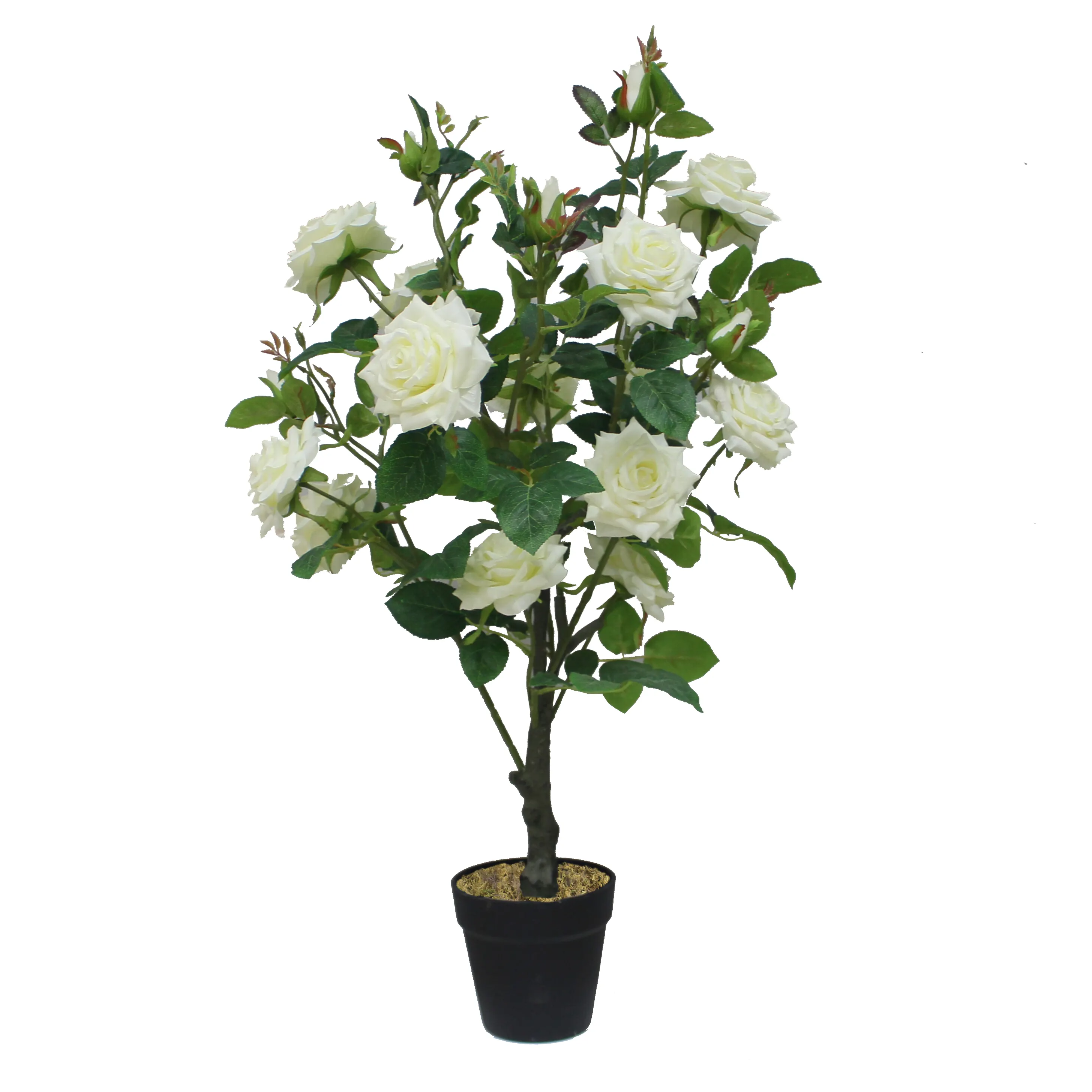 Factory direct sale good quality rose plant artificial silk plants tree