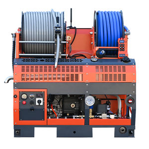 <span class=keywords><strong>Machine</strong></span> de nettoyage de <span class=keywords><strong>tuyau</strong></span> de télécommande de réservoir d'eau d'acier inoxydable de la WS1865-pro 2600psi16gpm de jet de vidange 500L pour le plombier - Product Image 5